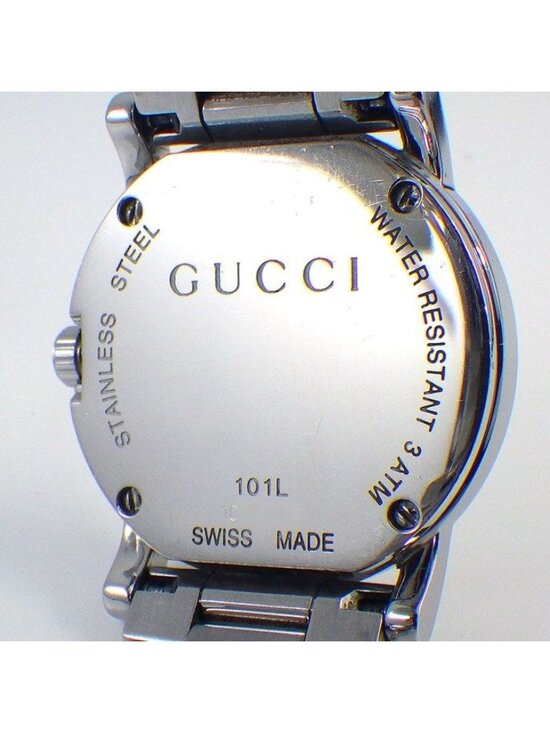 Gucci Watch Round Silver Dial SS Quartz Analog main image 10